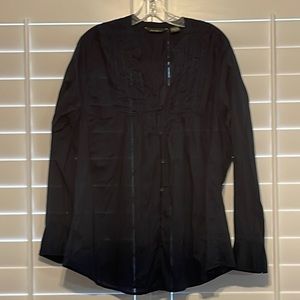 Eddie Bauer Blue Button Down Blouse - Sz 2X